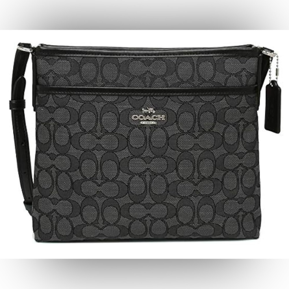 COACH Signature File
Crossbody Canvas F29960 Black/Smoke